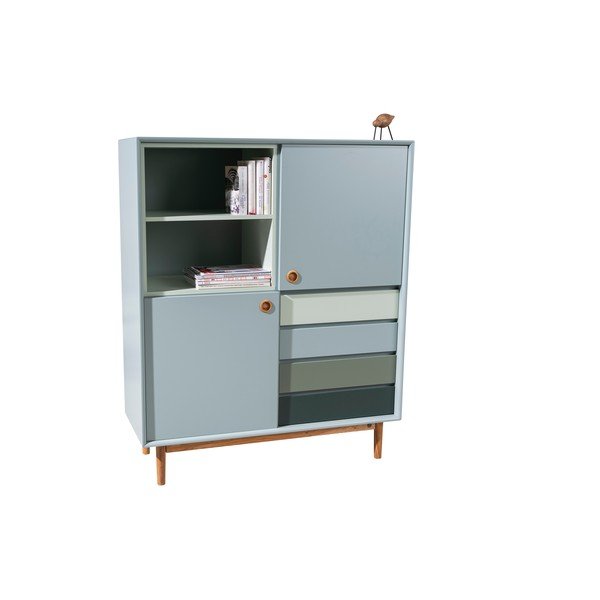Cassettiera verde chiaro , 114 x 137 cm Color Box - Tom Tailor