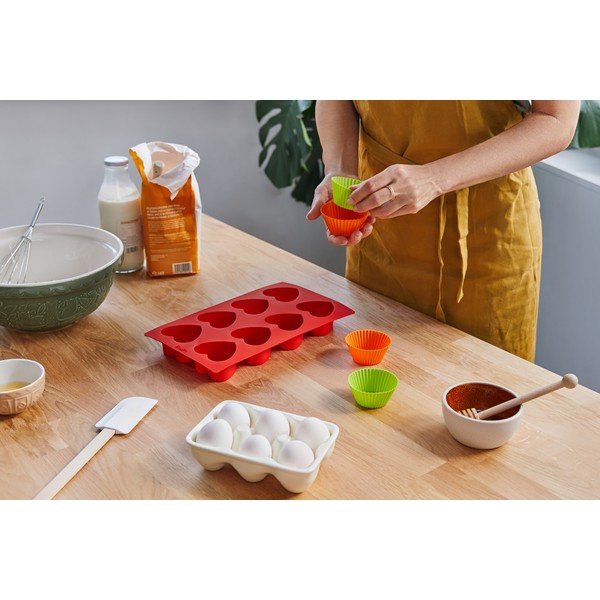 Stampo da forno in silicone 17,5x30 cm Heart – Lékué-image-1