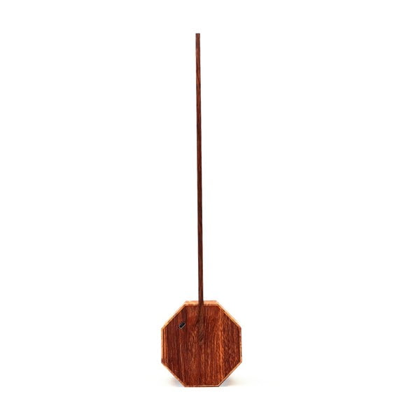 Lampada da tavolo ottagonale in legno di noce Octagon One - Gingko