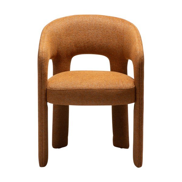 Sedia da pranzo arancione con braccioli Splendor – DAN-FORM Denmark-image-1