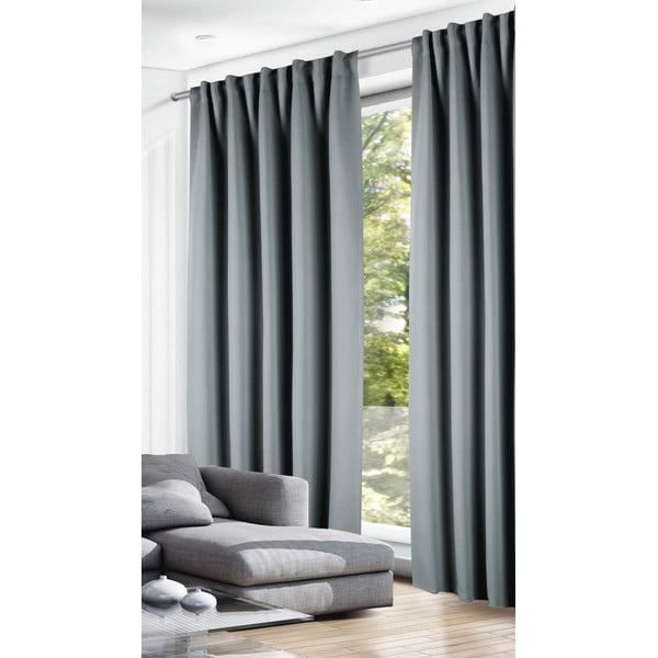 Tenda termoisolante/parzialmente oscurante grigio scuro 135x245 cm – Sehlbach-image-1