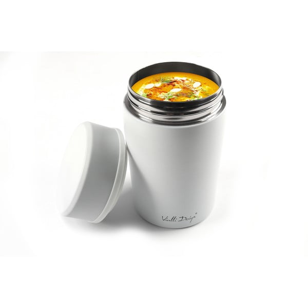 Termos da viaggio bianco per il pranzo Fuori, 500 ml - Vialli Design-image-2