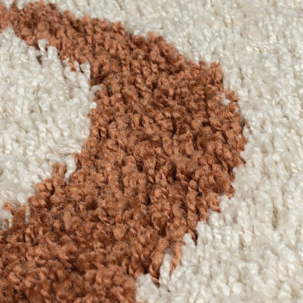 Tappeto crema 80x150 cm Squiggle - Flair Rugs-image-3