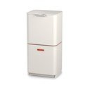 Bidone in acciaio beige per rifiuti differenziati 60 l Totem Max - Joseph Joseph