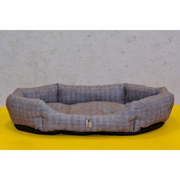 Letto in cotone marrone chiaro 90x70 cm Bobík - Petsy-image-1