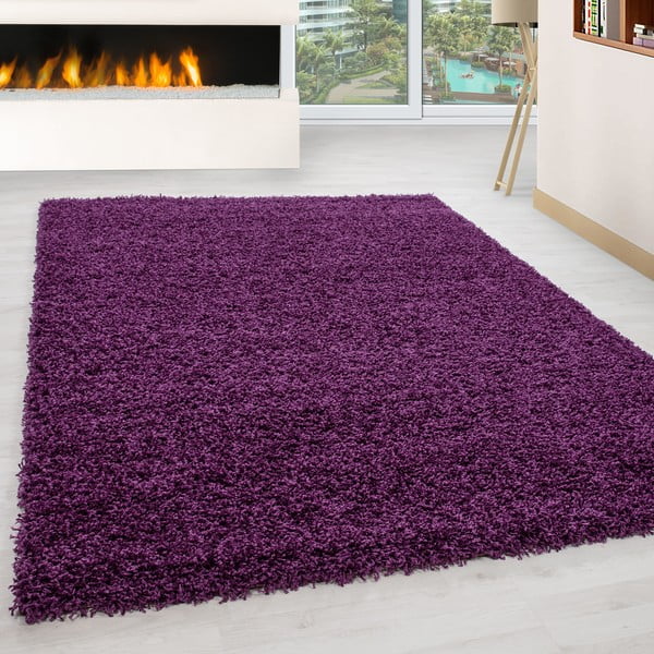 Tappeto viola scuro 60x110 cm Life - Ayyildiz Carpets-image-1