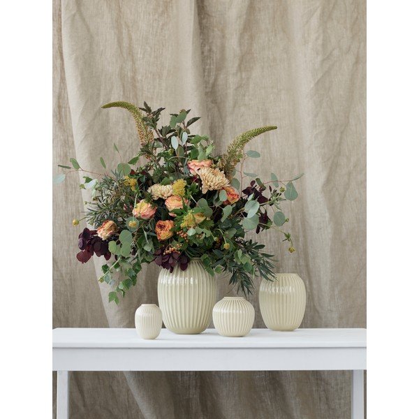 Vaso in ceramica beige Hammershøi - Kähler Design-image-4