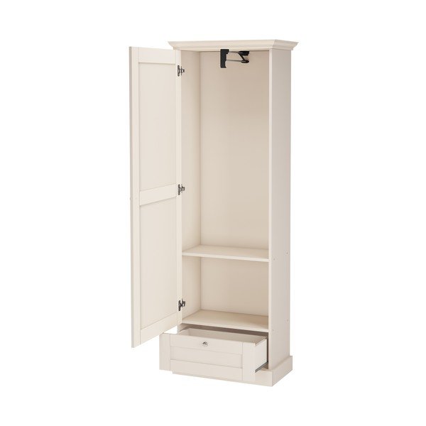 Armadietto beige opaco 60x180x35 cm Binz – Støraa-image-3