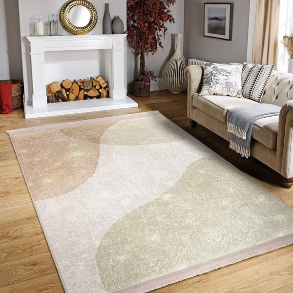 Tappeto beige 80x150 cm - Mila Home-image-1