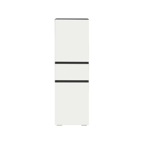 Mobile alto bianco-color antracite per bagno 38x130 cm Wisla - Støraa