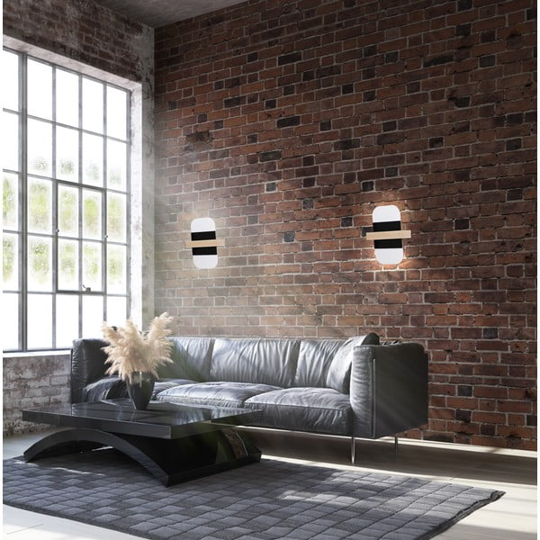 Applique LED in bianco e nero April - Candellux Lighting-image-1