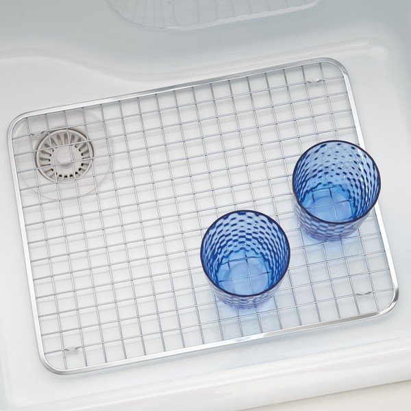 Tappeto per lavello in metallo, 43 x 32 cm Gia - iDesign-image-1