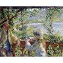 Riproduzione di un dipinto , 50 x 45 cm Auguste Renoir - By the Water - Fedkolor