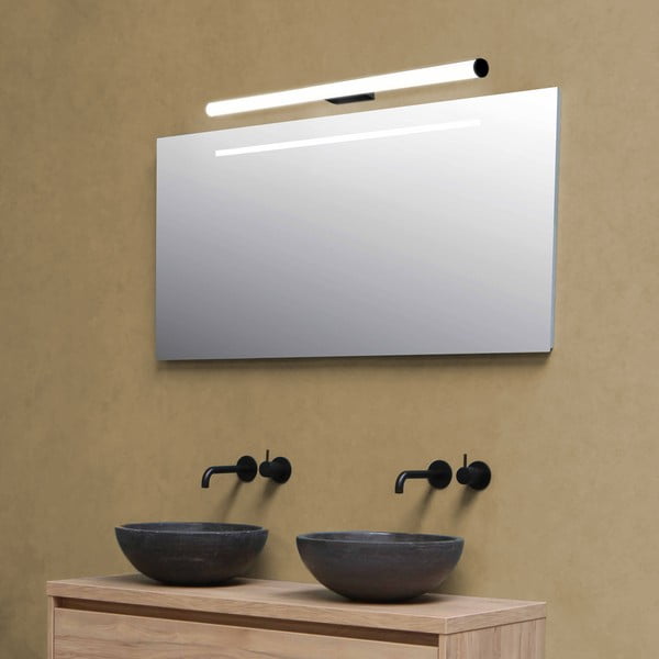 Lampada da parete nera, lunghezza 90 cm Caspio - SULION-image-2