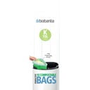 Set di sacchetti per la spazzatura compostabili 10 pz 10 l PerfectFit K - Brabantia