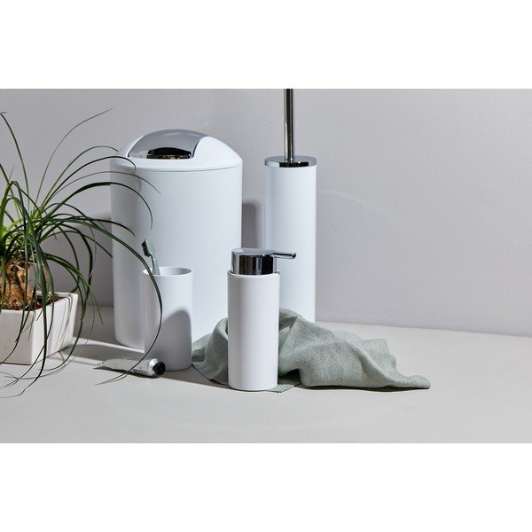 Set di accessori per il bagno bianco in plastica Calvo – Wenko-image-1