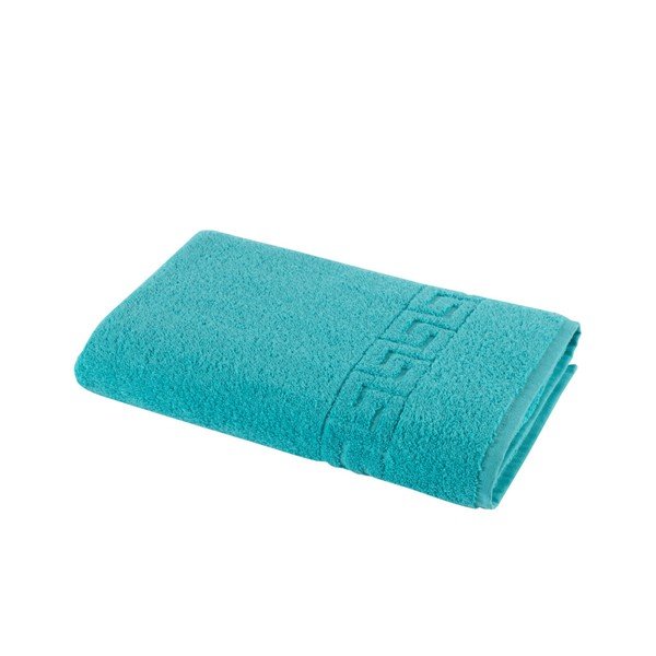 Asciugamano da bagno in cotone blu Pauline, 70 x 140 cm - Kate Louise-image-1