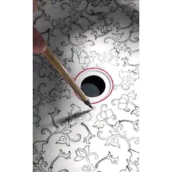 Lavabo bianco in ceramica 60x40 cm Priori – Sapho-image-4