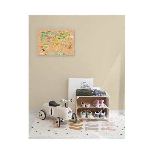 Lavagna decorativa in sughero Animali Mapamundi Animals - Really Nice Things-image-1