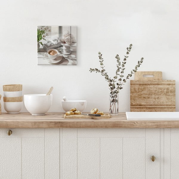 Dipinto su vetro 30x30 cm Meringue – Styler-image-3