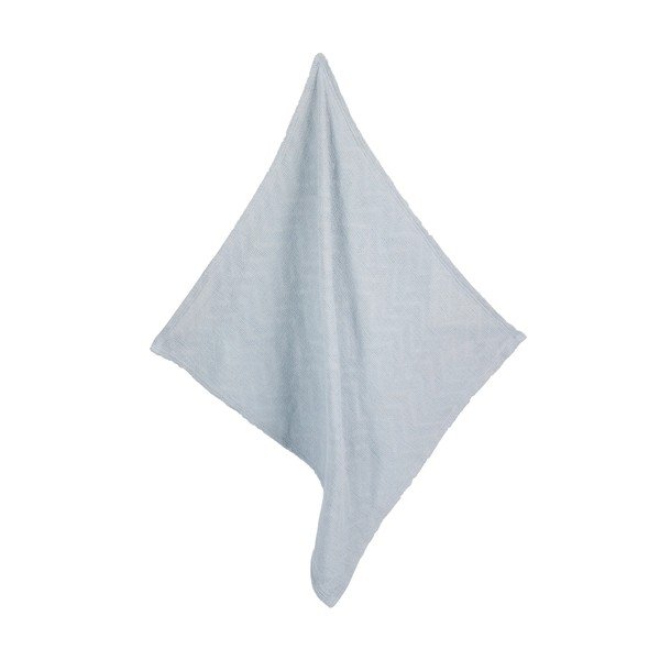 Coperta blu in cotone biologico 80x80 cm Lil Planet - Roba-image-3