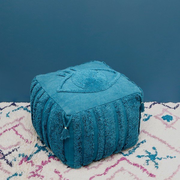 Pouf a sacco per bambini blu Siva Saphire – Nattiot-image-1
