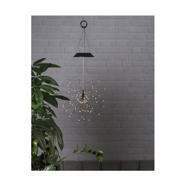 Lampada a sospensione solare a LED per esterni con LED bianchi, altezza 50 cm Firework - Star Trading-image-3
