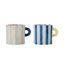 Tazze in set blu/rosa in ceramica 2 pz 250 ml Phoenix – Bloomingville