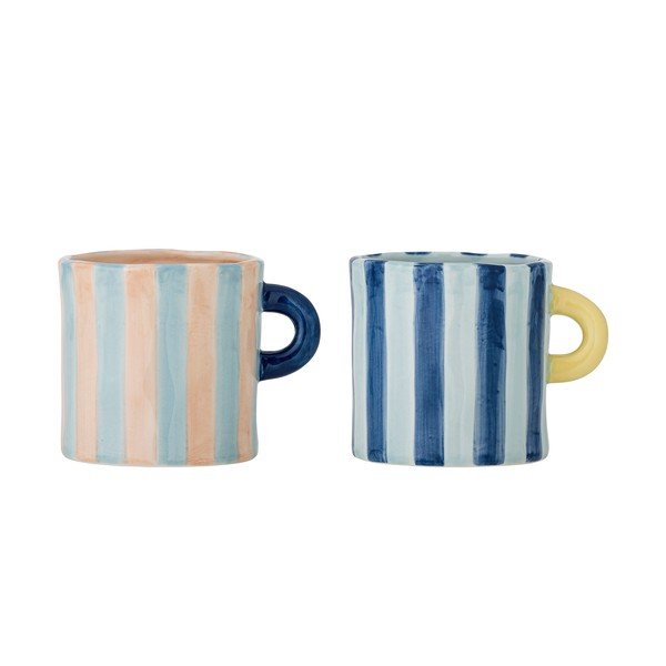 Tazze in set blu/rosa in ceramica 2 pz 250 ml Phoenix – Bloomingville