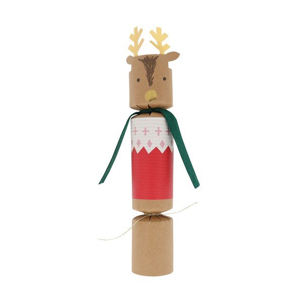 Set di 6 cracker natalizi Reindeers in Jumpers - Meri Meri-image-3