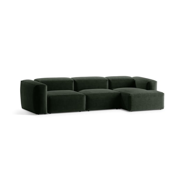 Divano angolare verde (con penisola a destra/con chaise lounge) Bergamo – Cosmopolitan Design-image-2