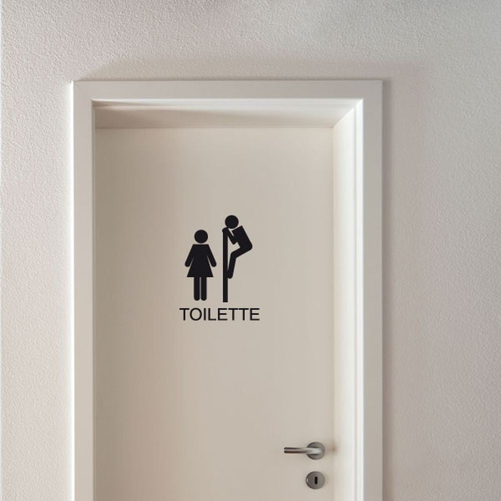 Toilette adesive divertenti - Ambiance | Adesivi