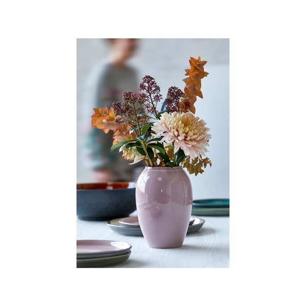 Vaso rosa in gres (altezza totale 20 cm) Gastro  – Bitz-image-2