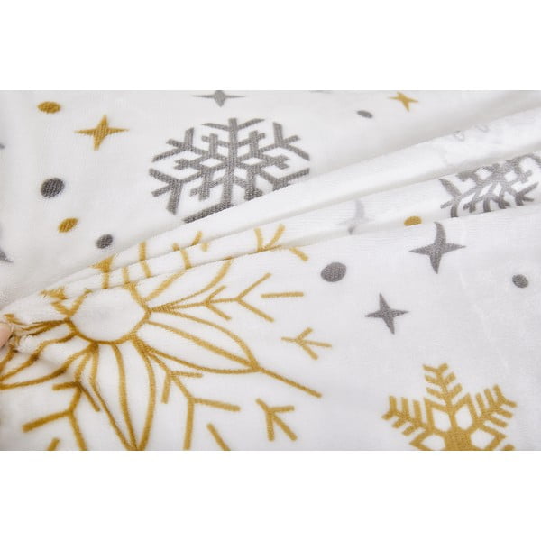 Biancheria da letto singola in micropile crema 140x200 cm Magic - My House-image-3