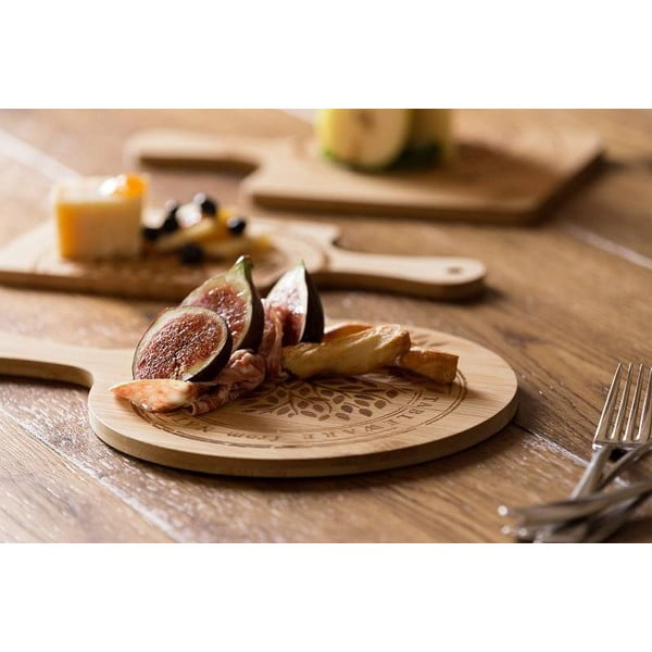 Tagliere in bambù, ø 25 cm - Leone-image-1