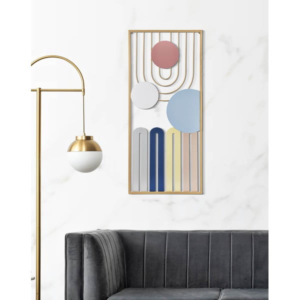 Decorazione da parete in metallo 37x84 cm Colorful - Mauro Ferretti-image-2