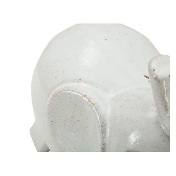 Statuetta decorativa in ceramica Elefante, altezza 23 cm - Mauro Ferretti-image-2
