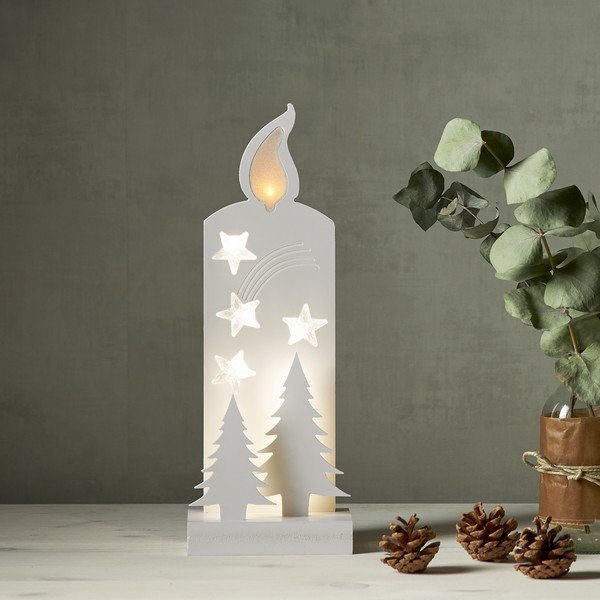 Decorazione luminosa bianca di Natale Grandy - Star Trading