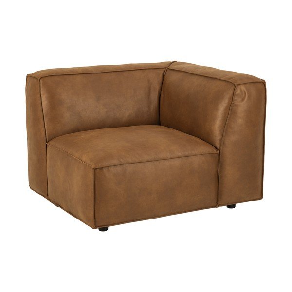 Modulo divano marrone cognac (angolo destro) Fairfield Kentucky - Bonami Selection-image-3