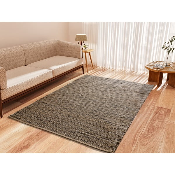 Tappeto marrone in iuta 160x230 cm Poona – Universal-image-1