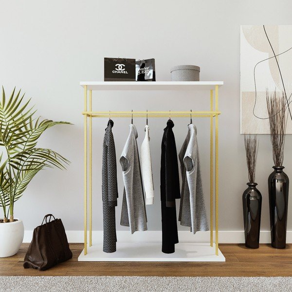 Stand appendiabiti bianco Wuppertal - Kalune Design-image-1