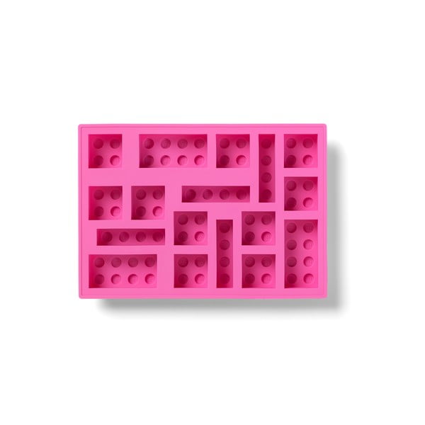 Stampo in silicone rosa per ghiaccio a forma di pezzi Iconic - LEGO®