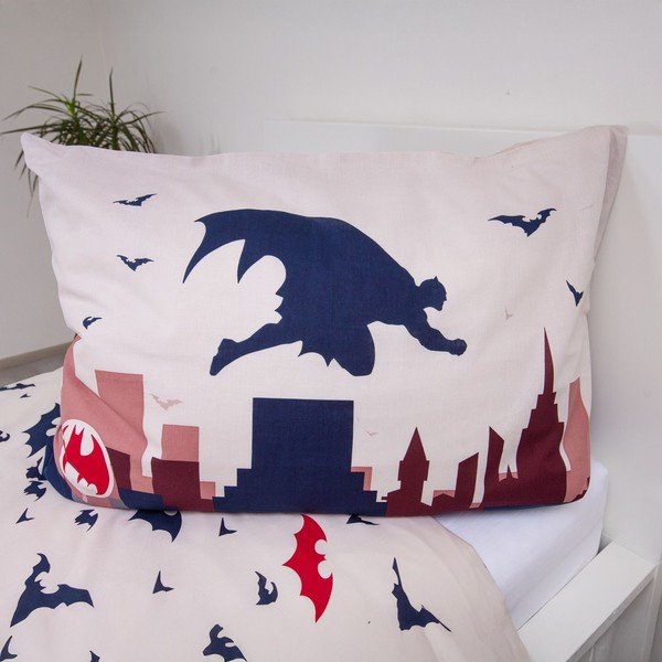 Set copripiumino e federa da bambini in cotone per letto singolo 140x200 cm Batman "Gotham's Knight" – Jerry Fabrics-image-1
