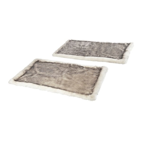 Set di 2 tappeti marroni per letto Soft, 90 x 140 cm Natural - Mint Rugs