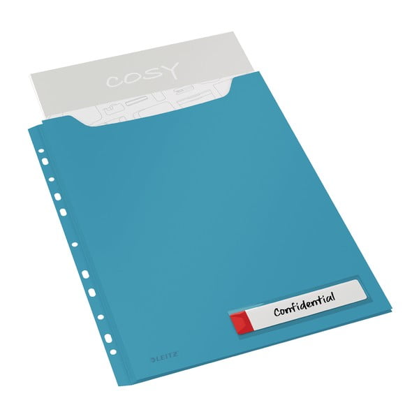 Cartelle per ufficio blu a grande capacità, A4 Cosy - Leitz-image-2