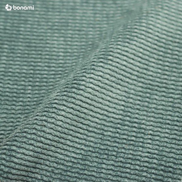 Letto matrimoniale imbottito azzurro con griglia 160x200 cm Barker - Ropez-image-1