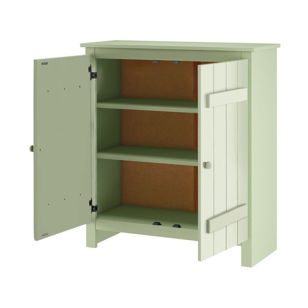 Madia in legno di pino verde chiaro 100x110 cm Bertram - Støraa-image-3