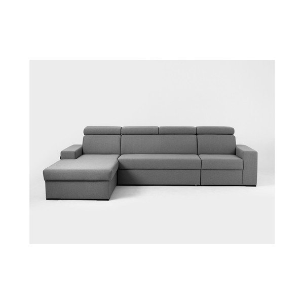 Divano angolare grigio Custom Form Atlantida, lato sinistro - CustomForm-image-1