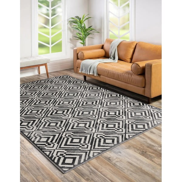 Tappeto grigio scuro 133x190 cm Soft - FD-image-1