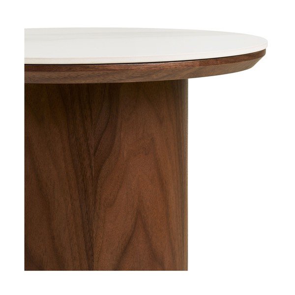 Tavolino rotondo con piano in ceramica ø 40 cm Noli – House Nordic-image-4